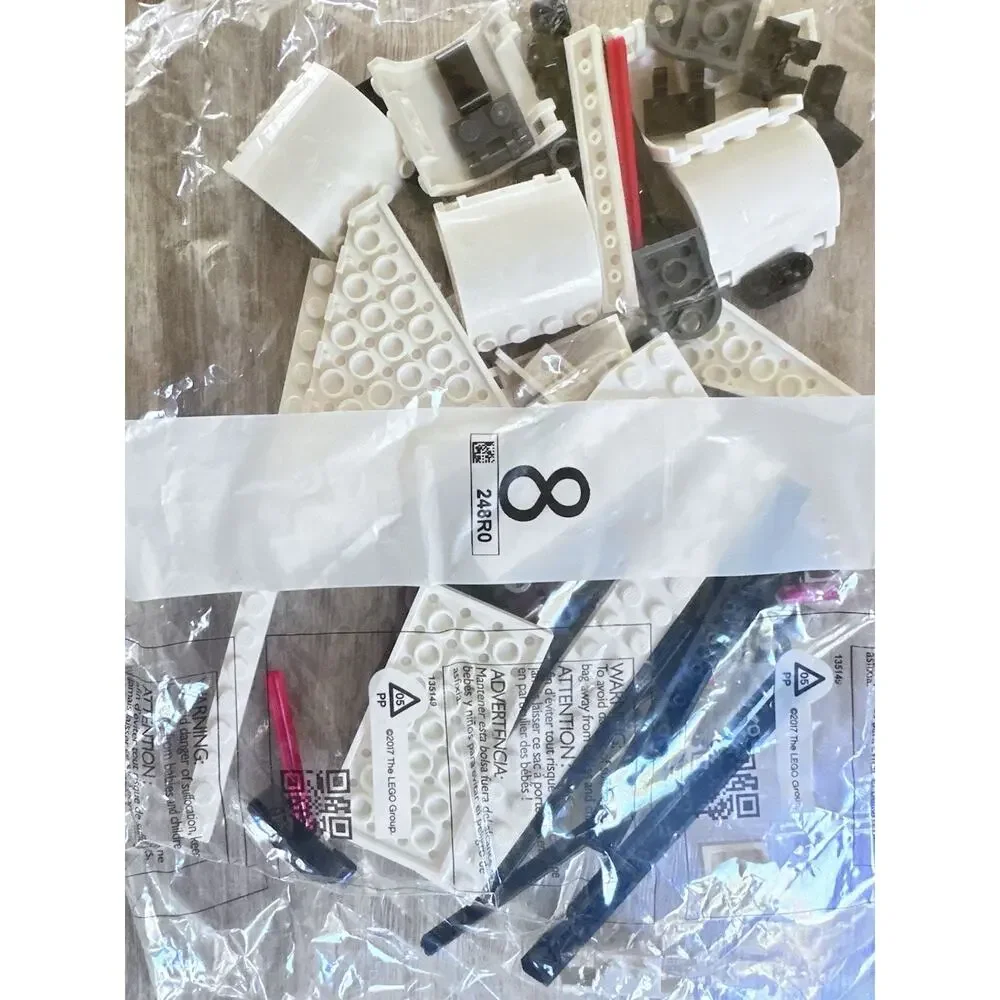 Genuine LEGO Set Bag #8 248R0 2017 Sealed Bag. New L2